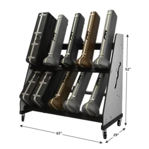 The Band Room™ Trombone Case Storage Rack for Music Teachers