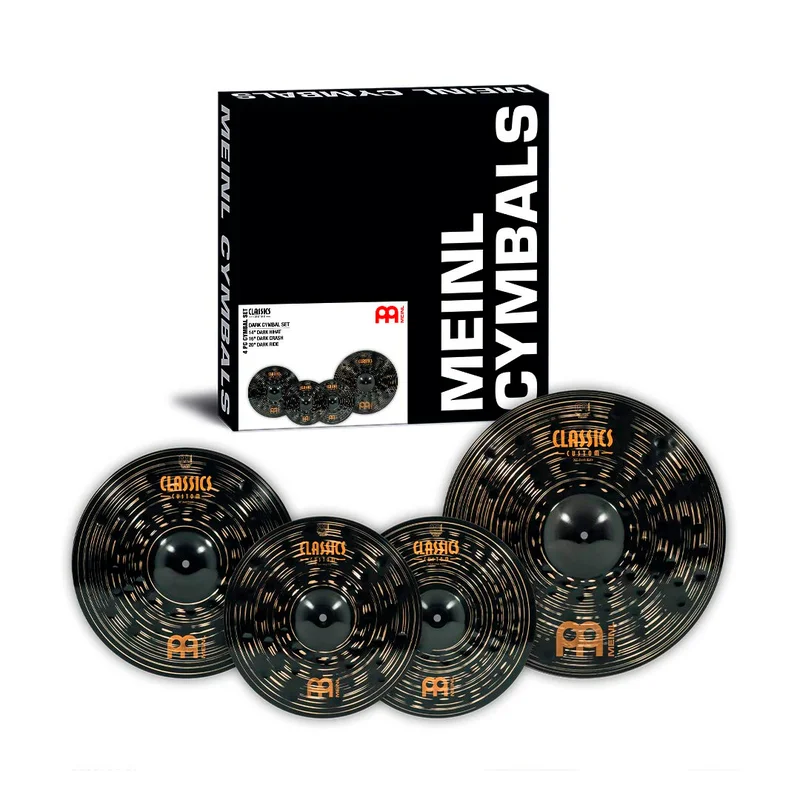 Juego De Platillos Custom Dark De Bateria 14 Plg – 16 Plg – 20 Plg – Meinl – CCD141620