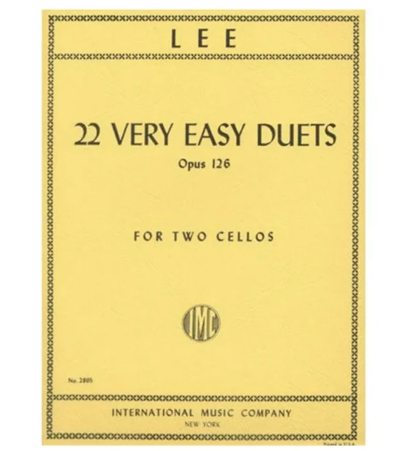 22 Very Easy Duets for Two Cellos – Opus 126
