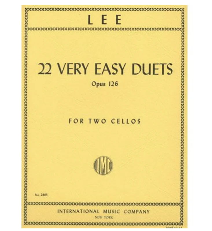 22 Very Easy Duets for Two Cellos – Opus 126