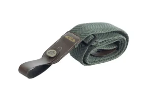 Kala STP-HOLV Olive Herringbone Polyester Ukulele Strap Made in Brazil