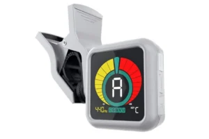 KLIQ UberTuner Professional Clip-On All-Instrument Tuner – White