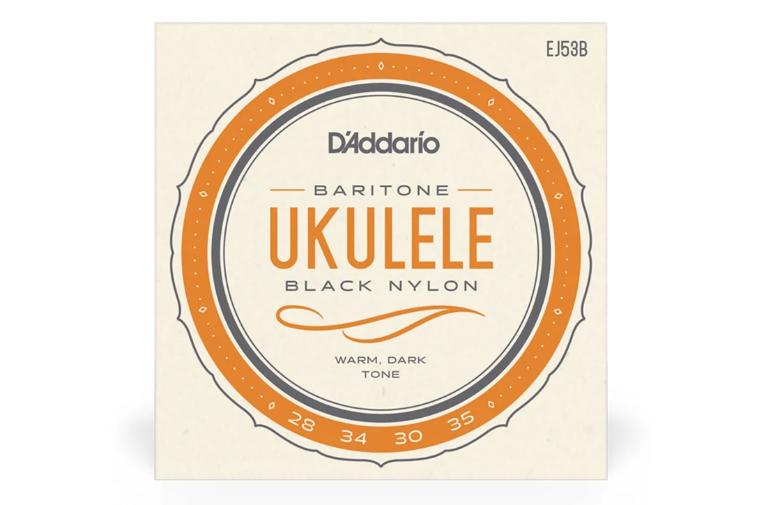 D’Addario EJ53B Black Nylon Baritone Ukulele Strings