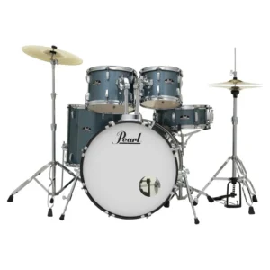 Batería Acústica 5 Piezas Serie Roadshow Bombo De 18 Plg Y Stand Aqua Blue Glitter – Pearl – RS585C/C703