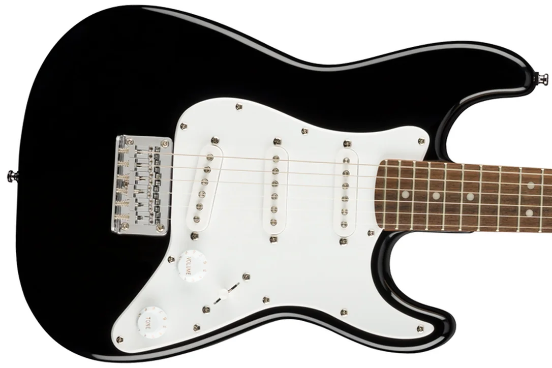 Squier By Fender Mini Stratocaster Guitar – Black