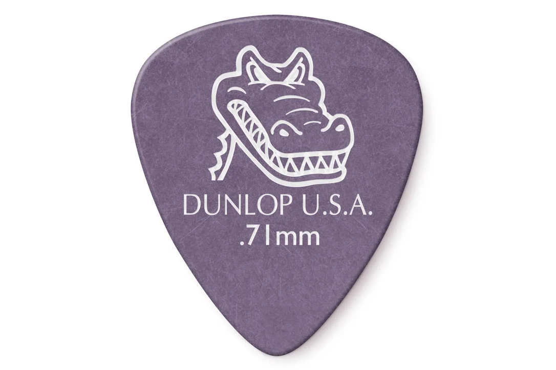Dunlop Purple Gator Grip .71mm Guitar Picks – 12 Pack