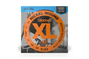 D’Addario EJ22 Nickel Wound Electric Strings – Jazz Medium .013-.056