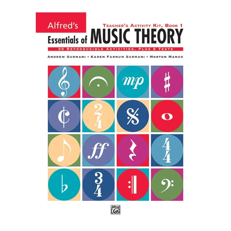 Alfred’s Essentials of Music Theory: Teacher’s Activity Kit Book 1
