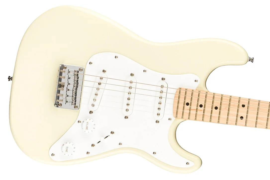 Squier By Fender Mini Stratocaster Guitar – White