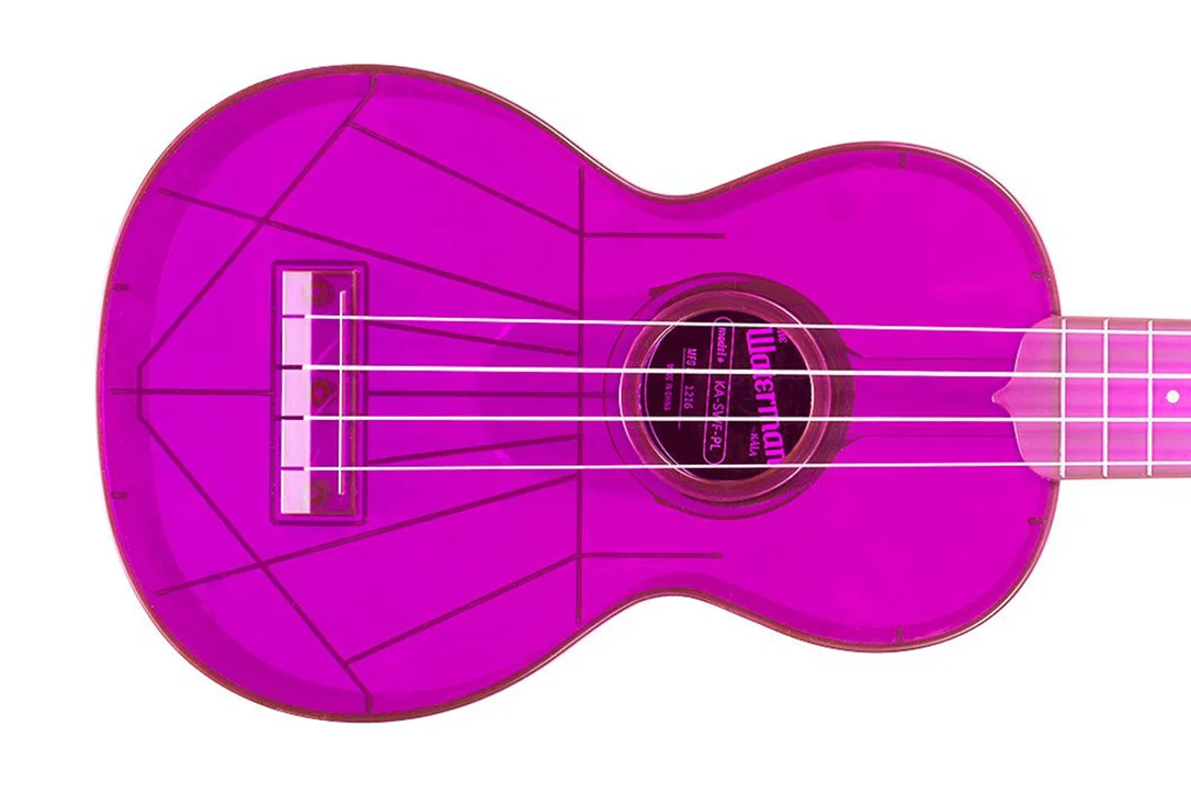 Kala SWF-PL Waterman Fluorescent Purple Soprano Ukulele
