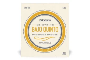 D’Addario EJ85 Phosphor Bronze 10-String Bajo Quinto Strings – .026-.036
