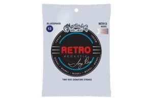 Martin MTR13 Retro Acoustic Monel Guitar Strings – Bluegrass .013-.056