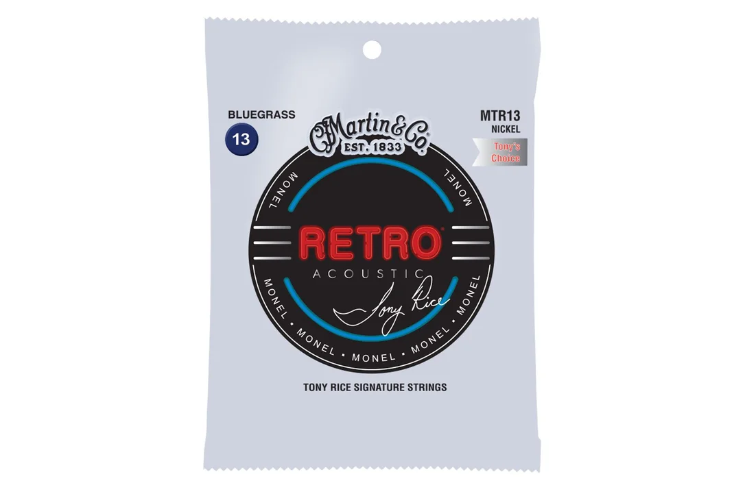 Martin MTR13 Retro Acoustic Monel Guitar Strings – Bluegrass .013-.056