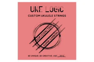 Uke Logic S-LG-P Pink Fluorocarbon Soft Tension Custom Ukulele Strings – Low G