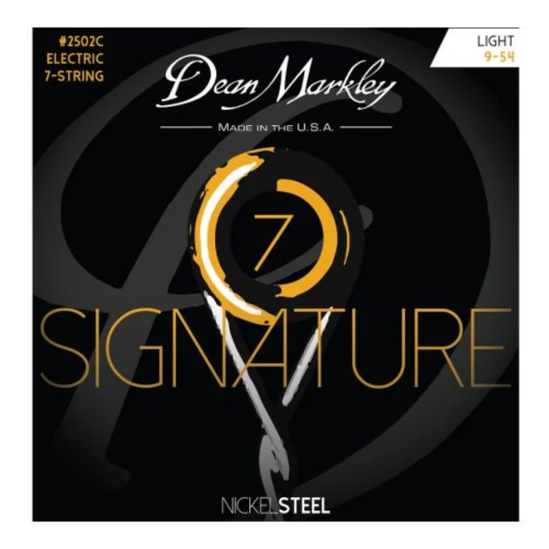 Cuerdas Para Guitarra Light, 7 Cuerdas Para Guitarra, 9-54 – Dean Markley – 2502C