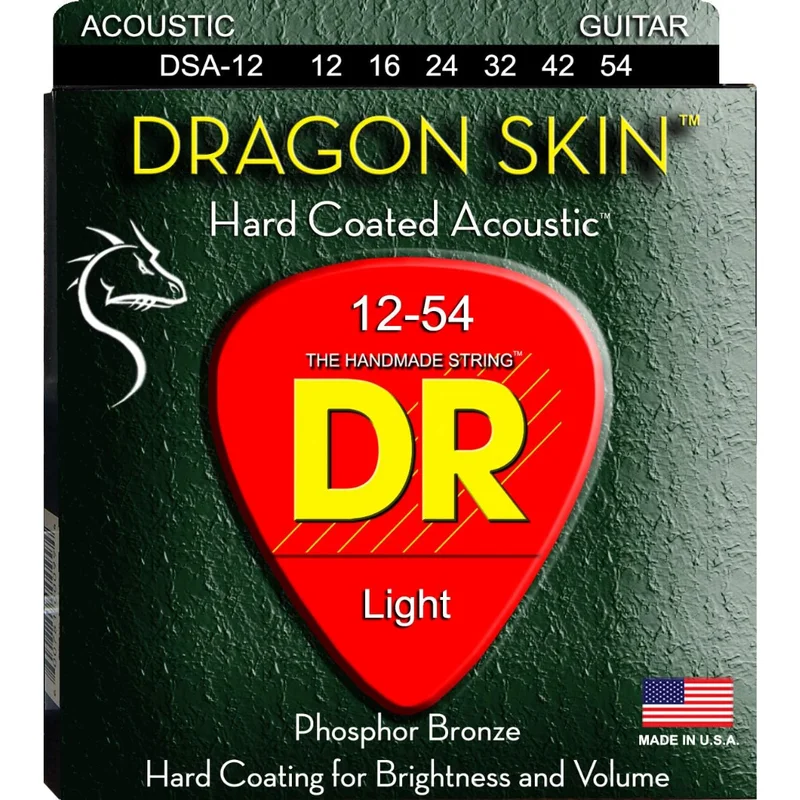 Juego De Cuerdas Para Guitarra Acústica Light 12-54 – Dr String – DSA-12