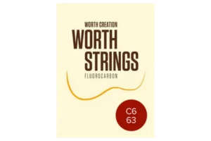 Worth C6-63 Clear Fluorocarbon 6-String Tenor Ukulele Strings (G-C-E-A Tuning) – LOW A & C
