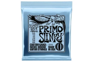 Ernie Ball Primo Slinky Nickel Wound Electric Guitar Strings – 9.5-44 Gauge