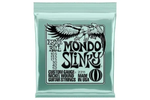 Ernie Ball Mondo Slinky Nickel Wound Electric Guitar Strings – 10.5-52 Gauge