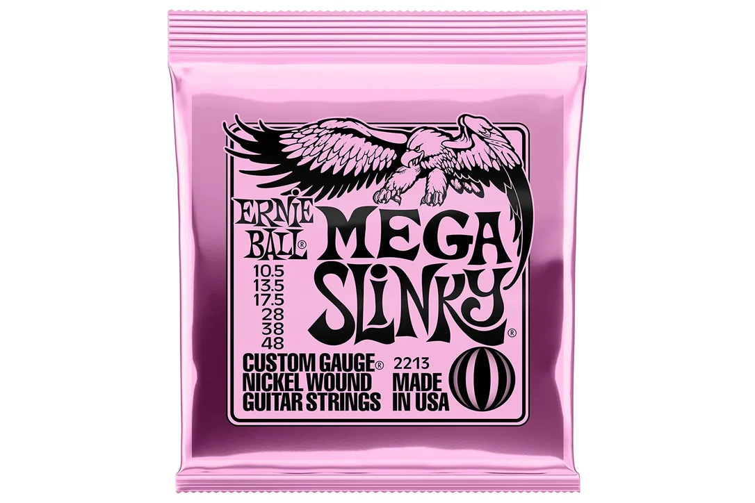 Ernie Ball Mega Slinky Nickel Wound Electric Guitar Strings – 10.5-48 Gauge