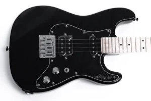 Risa ST-432-BK Strat-Style Electric Tenor Ukulele