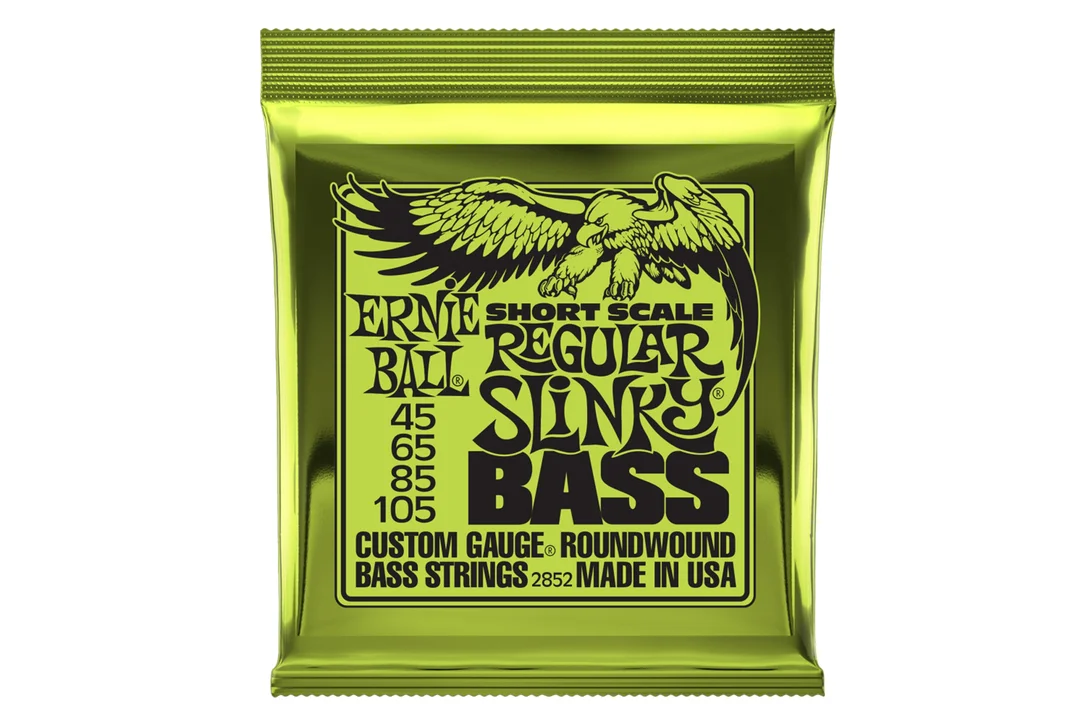 Ernie Ball Regular Slinky Short Scale Nickel Electric Bass Strings – 45-105 Gauge