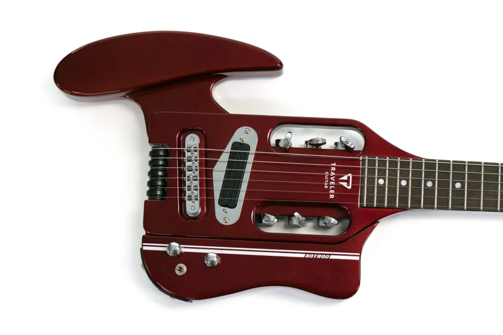 [PRE-OWNED] Traveler Speedster Hot Rod V1 Classic Red Electric Guitar – “Red Fire”