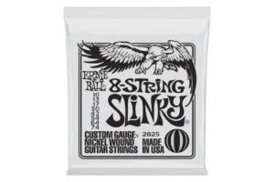 Ernie Ball Slinky Nickel Wound 8-String Electric Guitar Strings – 10-74 Gauge