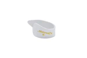 D’Addario Medium National White Celluloid Thumb Picks – 4 Pack