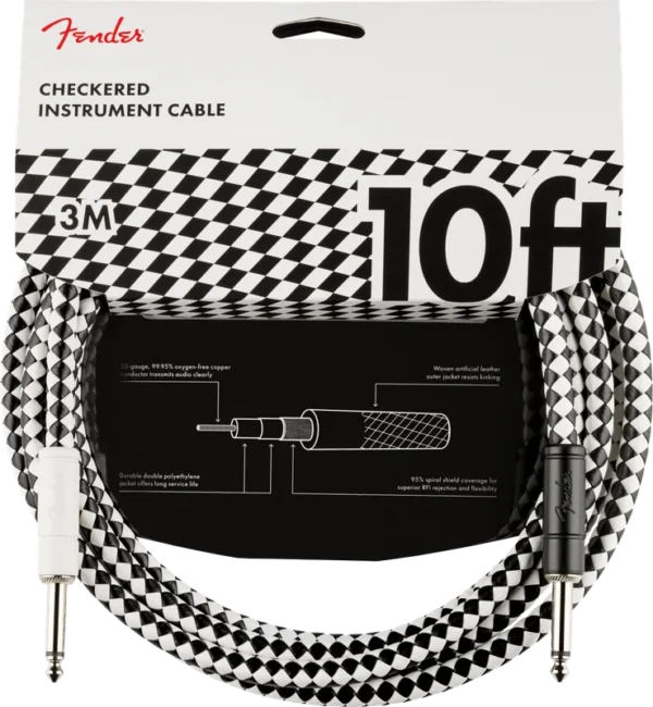 Cable para instrumento Fender Pro Checkered