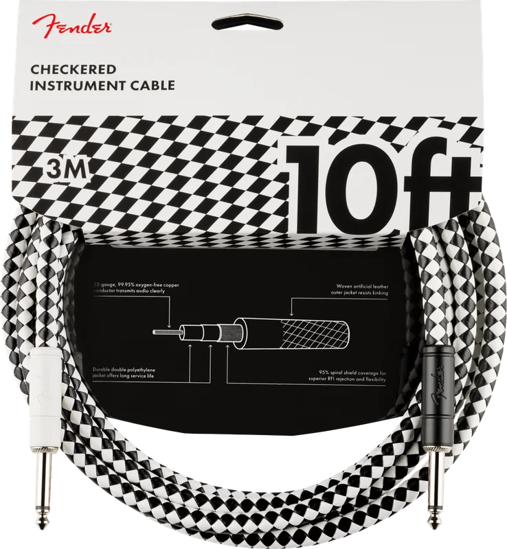 Cable para instrumento Fender Pro Checkered