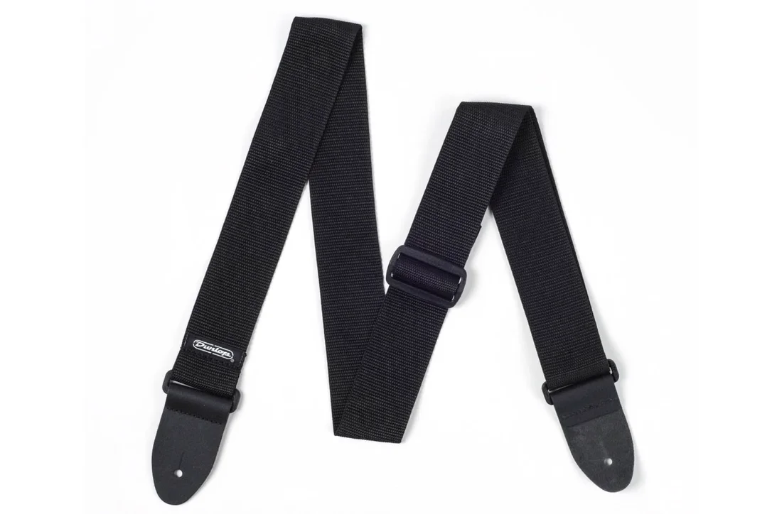 Dunlop Black Soft Poly Guitar Strap