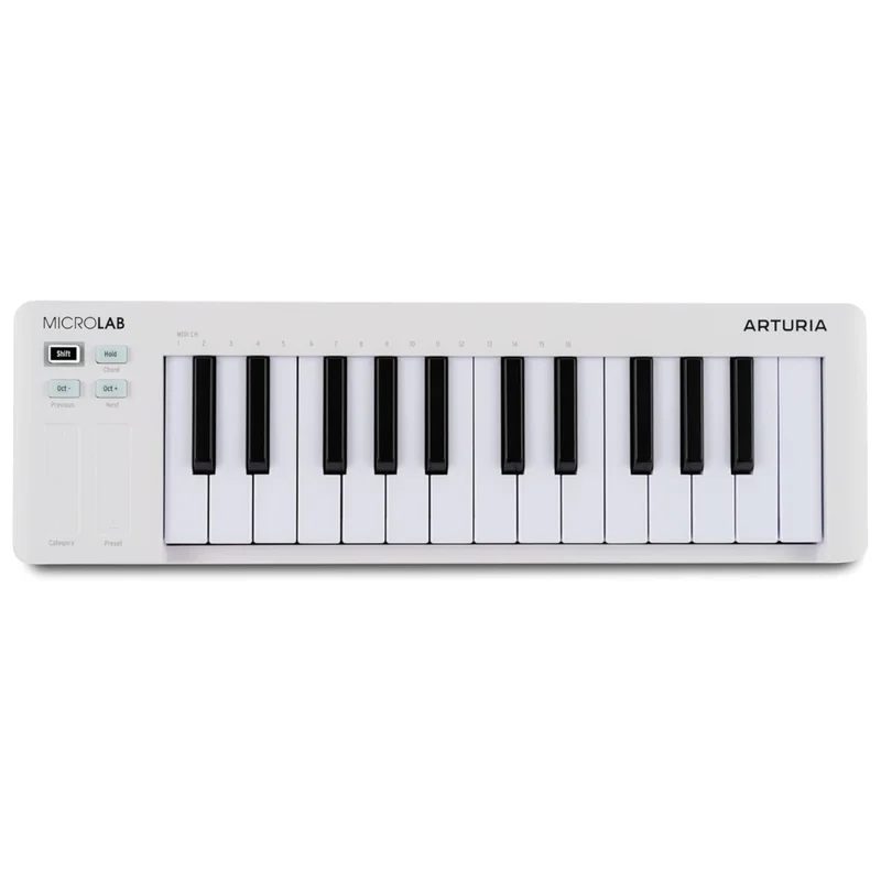 Controlador MIDI Microlab 3 De 25 Teclas – Blanco – Arturia – Microlab 3 WH
