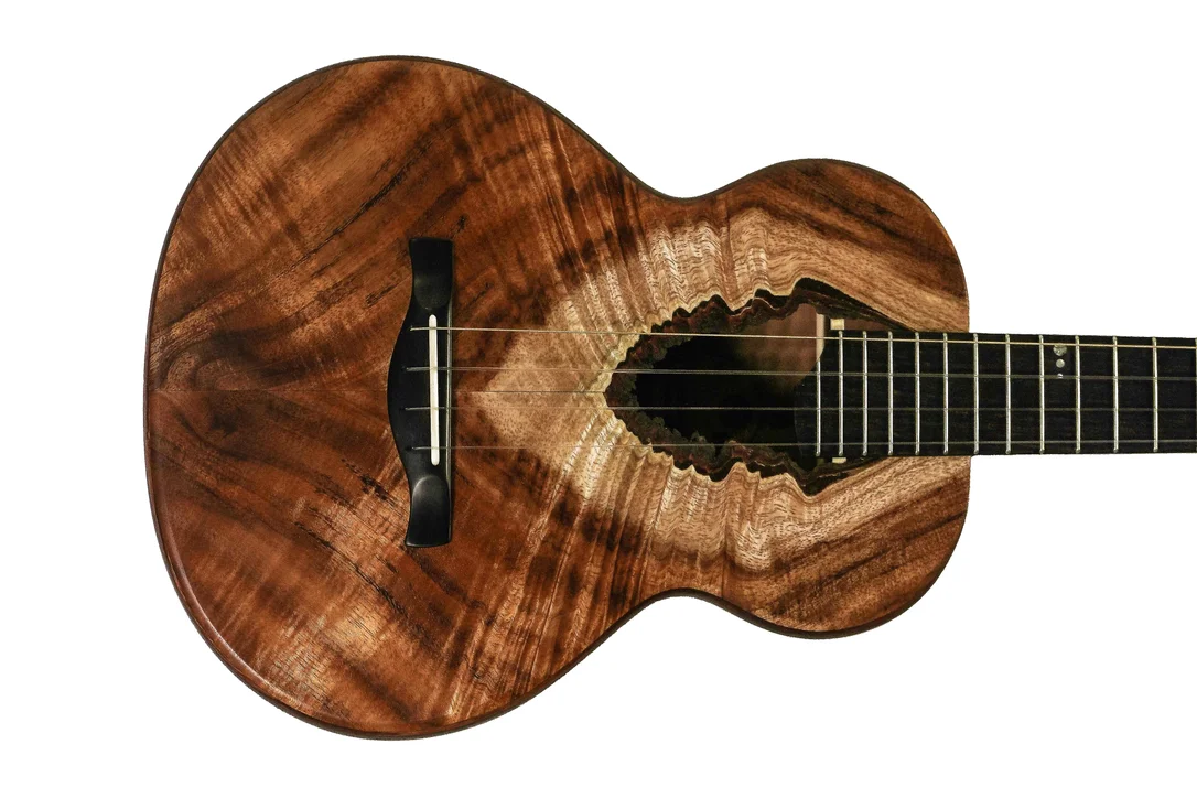 Tyde Custom Stunning Hawaiian Koa Tenor Ukulele “Kalo”