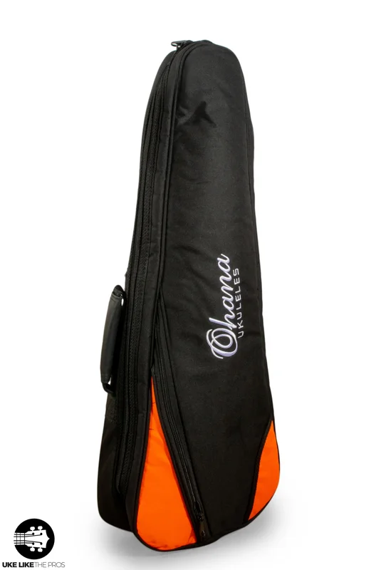 Ohana DB-24OR Deluxe Concert Ukulele Gigbag – ORANGE
