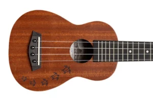 Islander MS-4-HNS Mahogany Soprano Ukulele w/ Honu Turtle