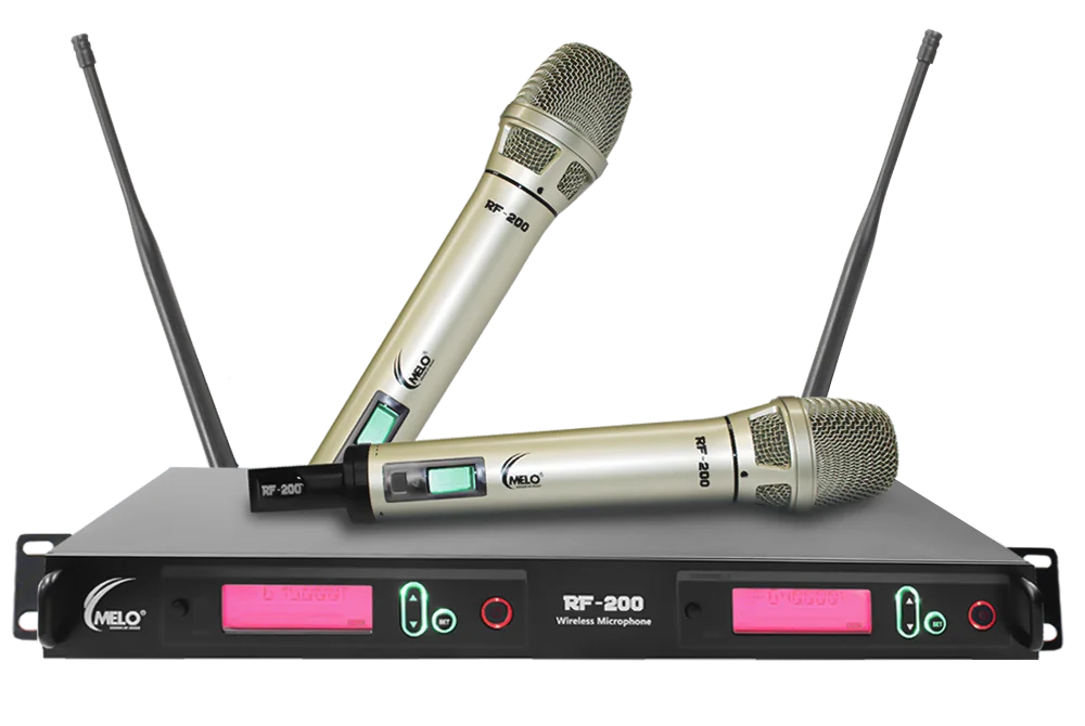 Sistema De Micrófono Inalámbrico MELO RF-200