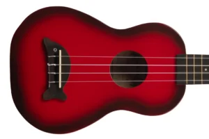 Makala MK-SD/RDBURST Red Burst Dolphin Soprano Ukulele