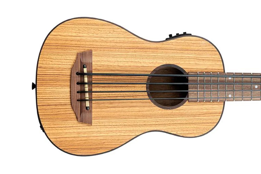 Kala UBASS-ZEB-FS Zebrawood Acoustic-Electric U•BASS