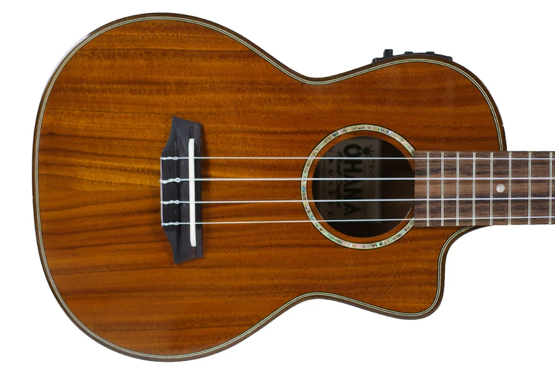 Ohana TK-270GCE Solid Acacia Tenor Ukulele w/ Pickup