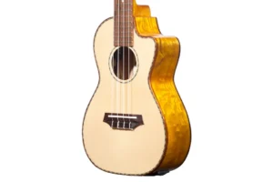Ohana CK-70WGCE Solid Spruce Top Concert Ukulele w/ Pickup