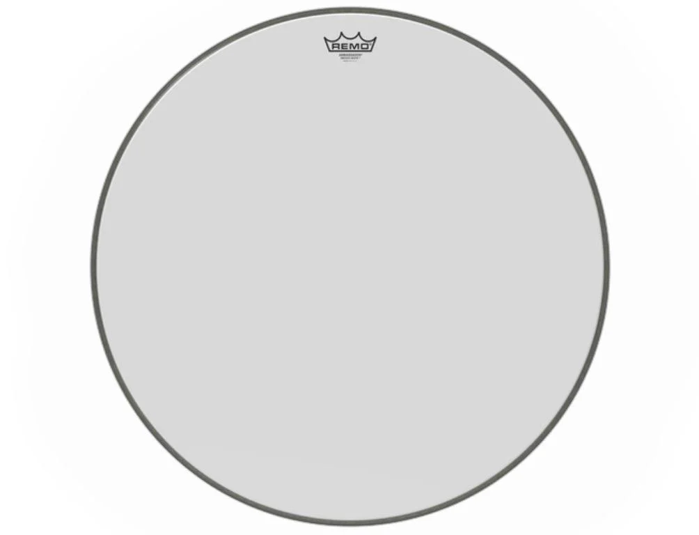 Parche Remo 26” Ambassador® Smooth White™ para Bombo