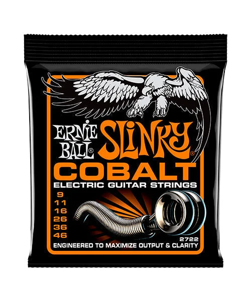 Cuerdas Ernie Ball Hybrid Slinky Cobalt 2722 para Guitarra Eléctrica 9-46