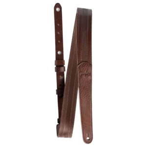 Tahalí Taylor 420615 Slim Vegan Leather Chocolate Brown 1.5in