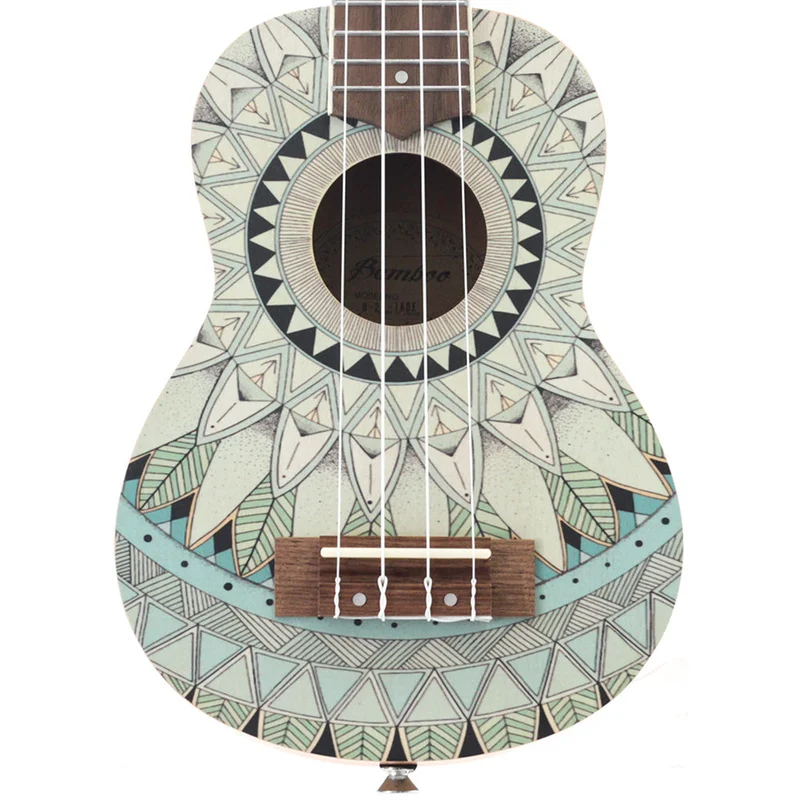 Ukulele Bamboo U21Soprano Jade con Funda U21JADE