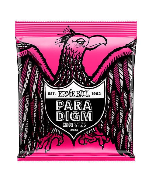 Cuerdas Ernie Ball Paradigm Super Slinky 2023 para Guitarra Eléctrica 9-42