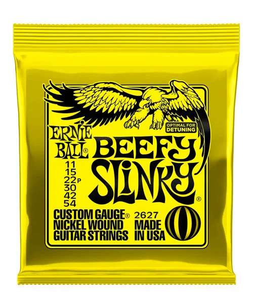 Cuerdas Ernie Ball Beefy Slinky 2627 para Guitarra Eléctrica 11-54