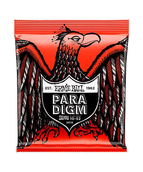 Cuerdas Ernie Ball Paradigm Skinny Top Heavy Bottom 2015 para Guitarra Eléctrica 10-52