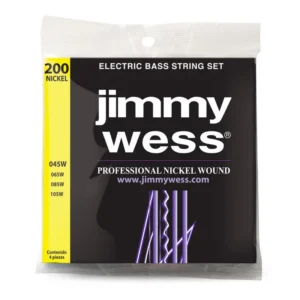 Encordadura Bajo Eléctrico J.Wess Jwbe200n .045 – .0105 Acero Niquelado JIMMY WESS JWBE200N