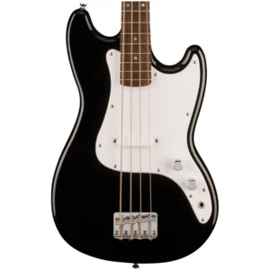 Fender Squier Sonic Bronco Bass White Pickguard Black Bajo Eléctrico 0373800506